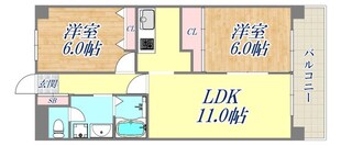 グレイスコート直井の物件間取画像